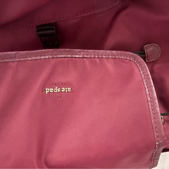 Kate Spade Stylish Burgundy Backpack - Picture 3 of 4